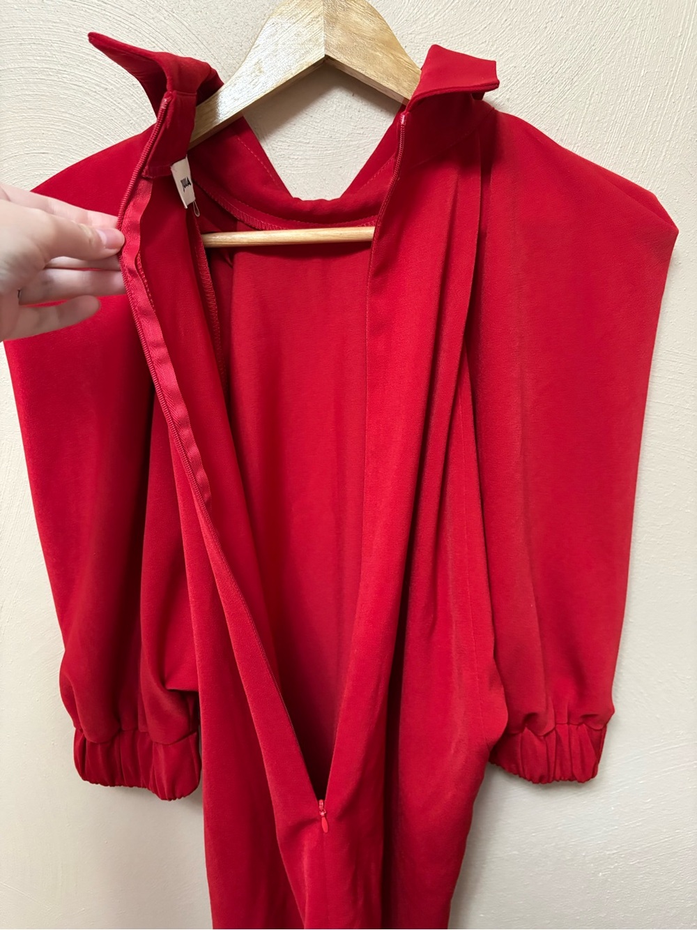 Julia Allert Designer Red Blouse Size Small - Picture 13 of 15